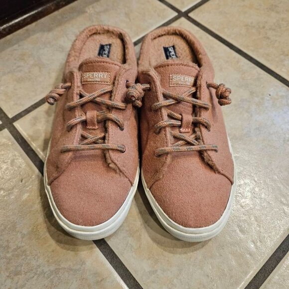 Sperry Pier Wave Mule Teddy Mauve, women's - Picture 2 of 7